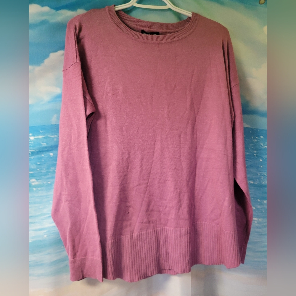 Cable & Gauge NWT‎ Pink Blush Crewneck Sweater Size XL